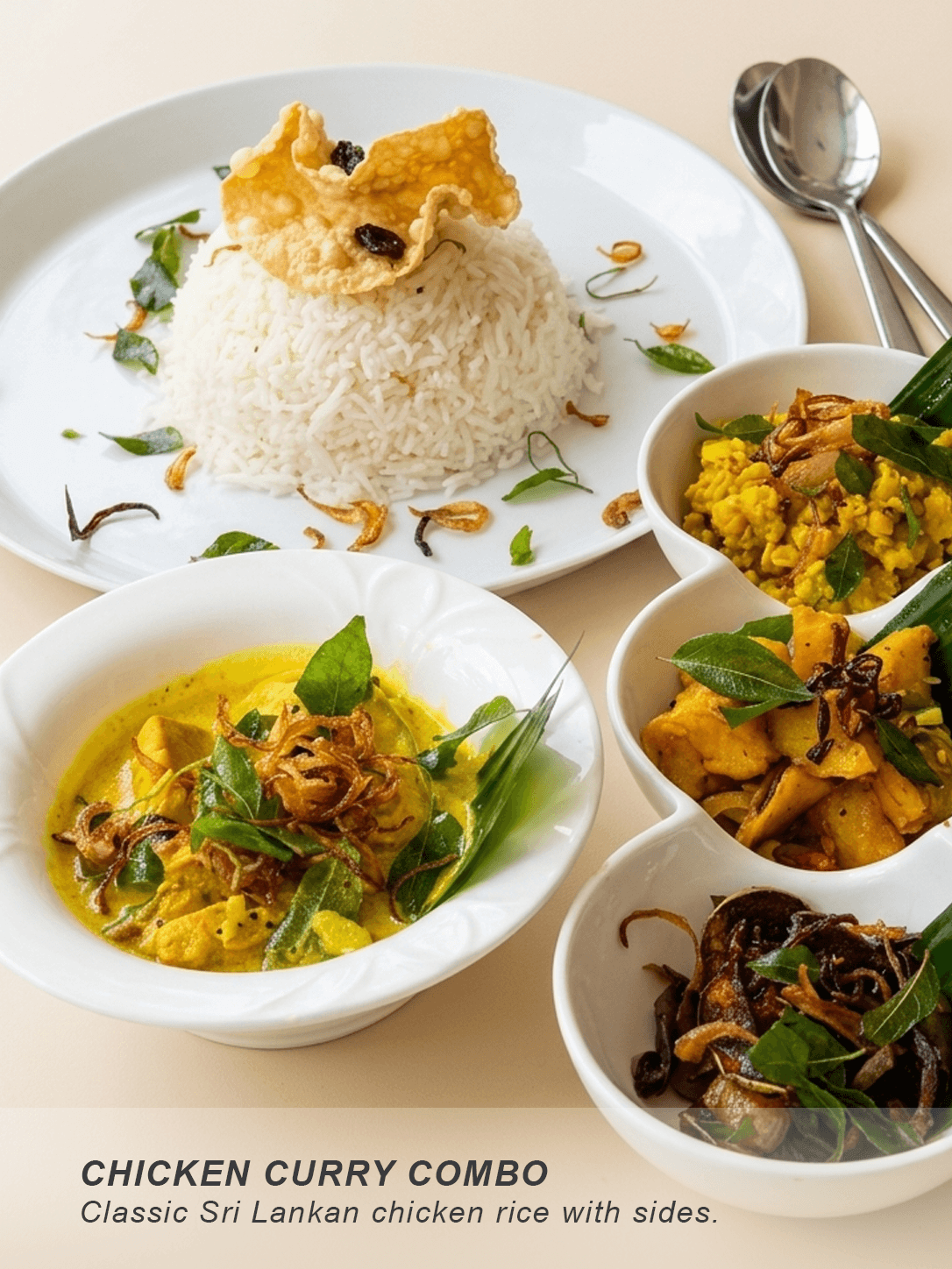 01 CHICKEN CURRY COMBO
